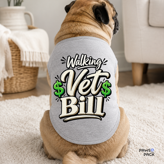 Walking Vet Bill Pet Tank Top