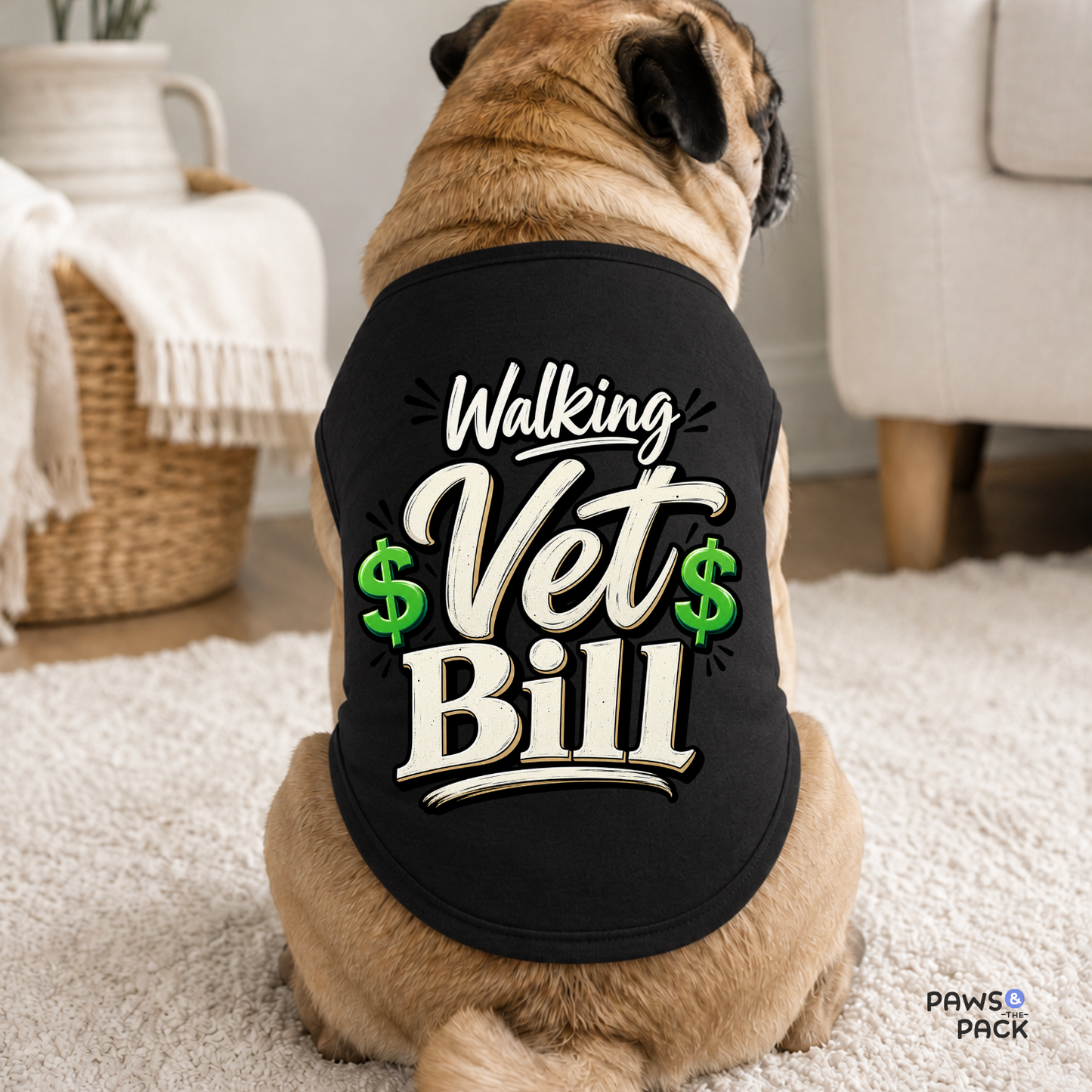 Walking Vet Bill Pet Tank Top