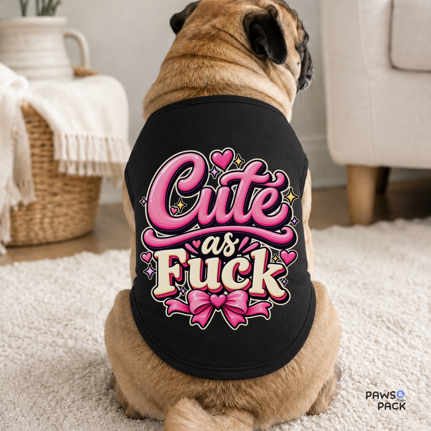 Cute as Fuck Pet Tank Top