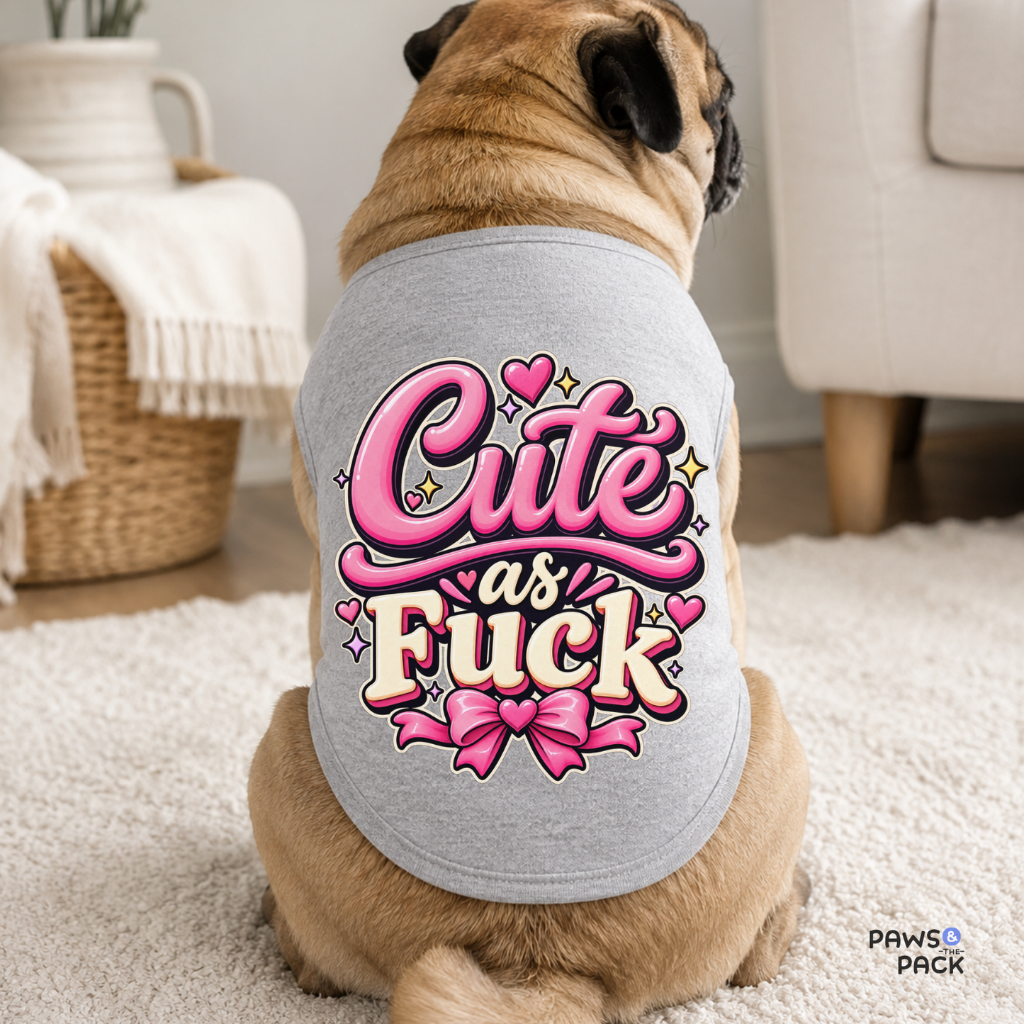Cute as Fuck Pet Tank Top