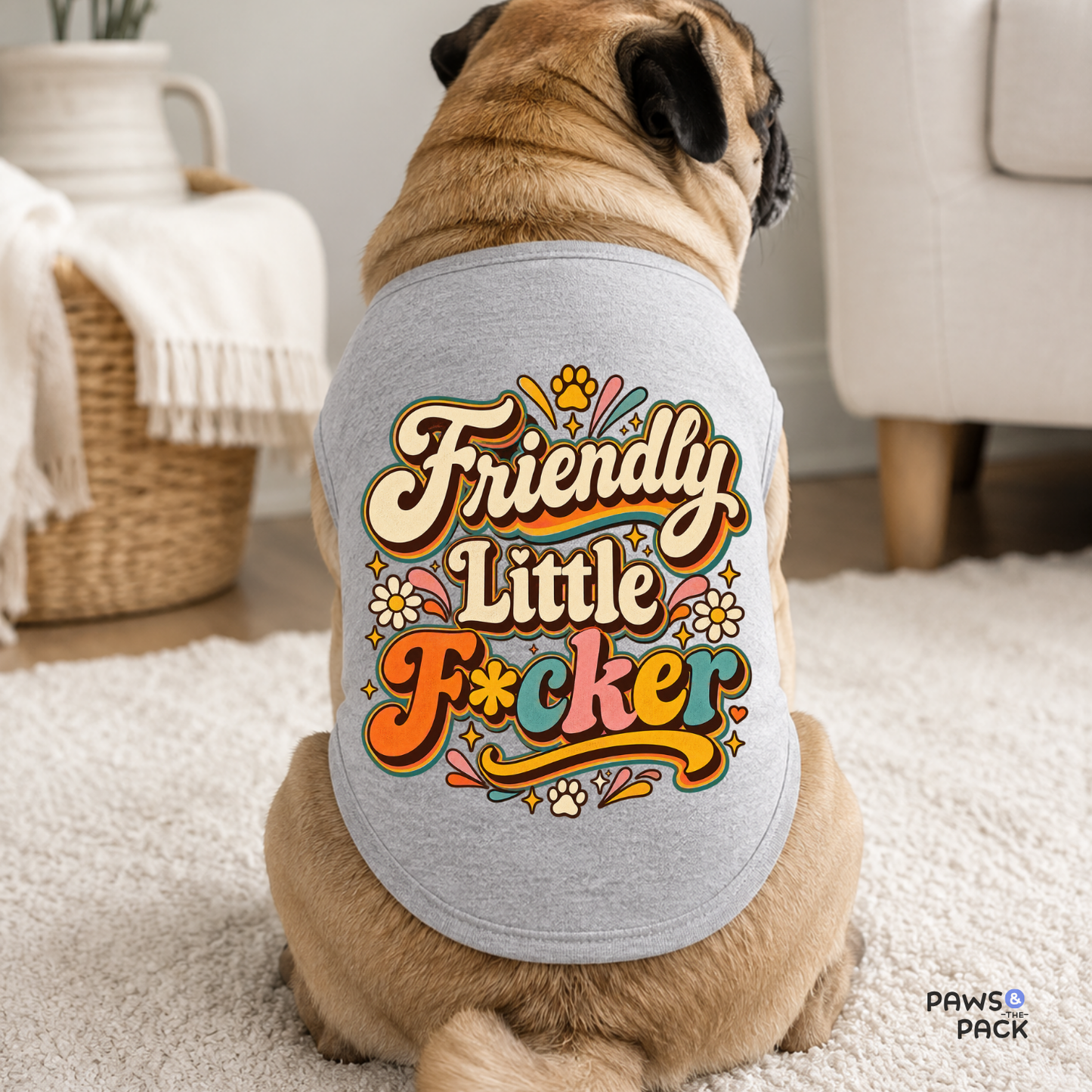 Friendly Little Fcker Pet Tank Top