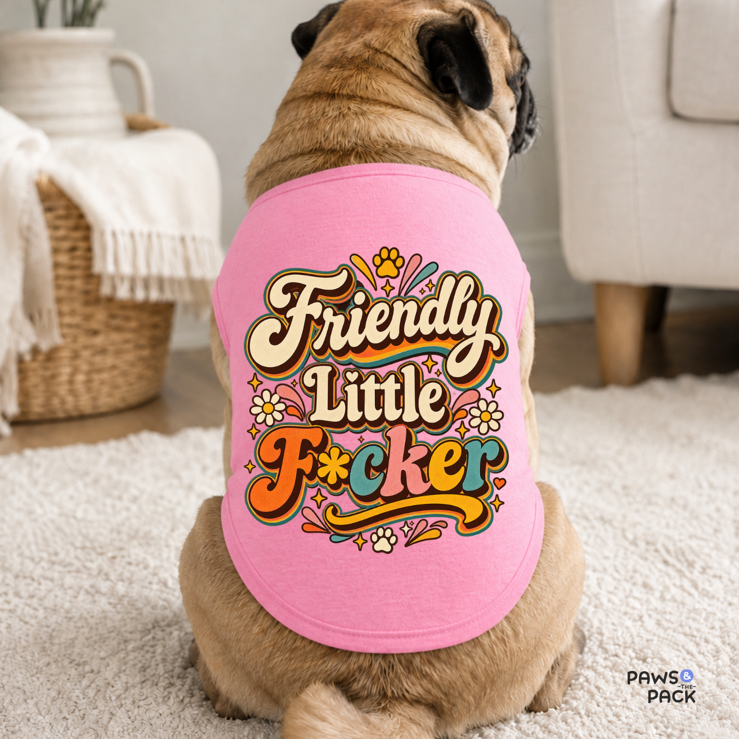 Friendly Little Fcker Pet Tank Top