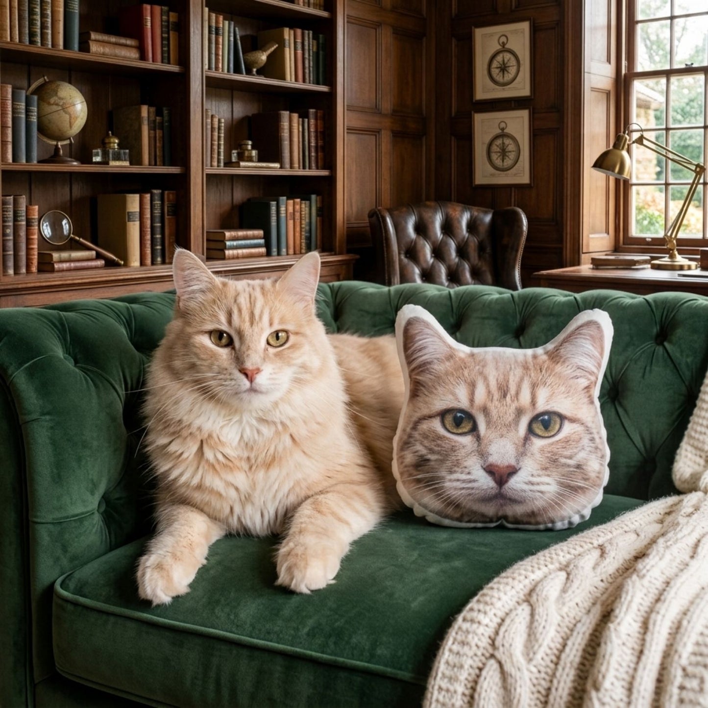 Custom Shaped Pet Portrait Pillows