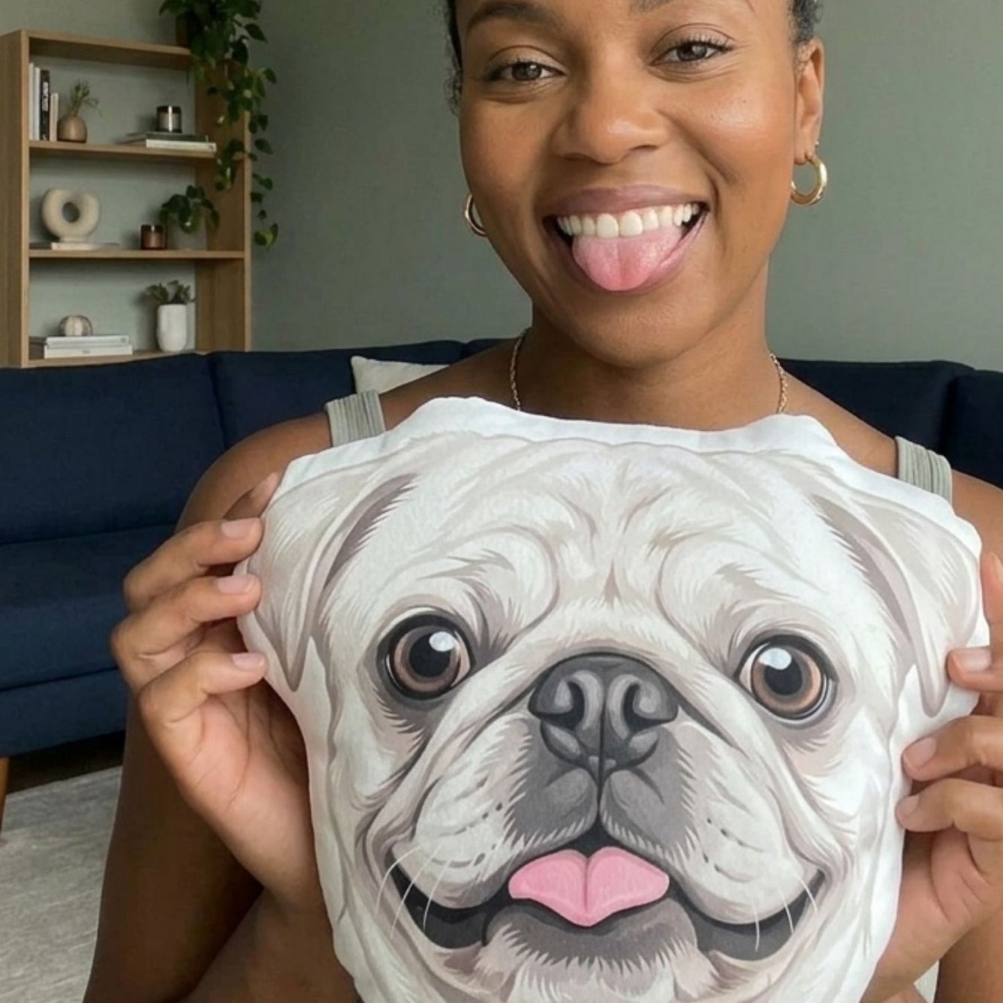 Custom Shaped Pet Portrait Pillows